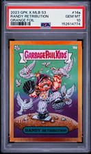 Topps 2023 GPK x MLB S3 #14a Randy Retribution Orange Foil PSA 10 #/50 picture