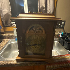 Emperor Clock Co Mantel Clock Mechanical Westminster Chime Hermle 341-020 picture