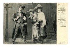 Pre-Prohibition Poem with Two Women and a Drunk Man 1905 Temperance picture