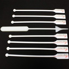 8 British Airways CONCORDE White Swizzle Sticks SST Vintage Bar Ware picture