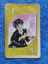 Harry Potter RC True Rookie Year 2000 Uno Card #1 Yellow - Before WOTC/Panini picture