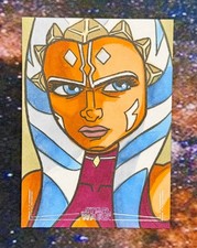 2026 Topps Star Wars Galaxy - Ahsoka Tano - Sketch - 1/1 - Nick Gribbon picture