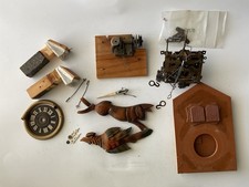 VTG Regula 25 Cuckoo Clock Movement & Thorens Music Box - Bellows - Carvings picture