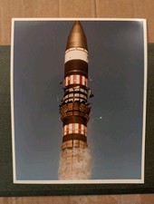 Vintage 1983 USAF Photo LGM-118 Peacekeeper MX ICBM Launch 8x10 Vandenberg AFB picture