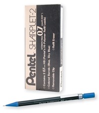 Pentel Sharplet-2 Automatic Pencil 0.7mm Blue Barrel 12-Pack A127C picture