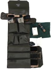 Authentic Swiss Army Boot / Shoe Polishing Kit Military Brushes Surplus Cleaning picture