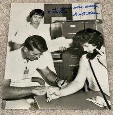 Dee O’Hara hand signed 8x10 photo - NASA ASTRONAUT NURSE - Schirra picture