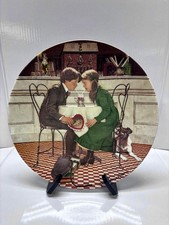 Edwin M Knowles “Valentine’s Day” Collector Plate – Americana Holidays – COA picture