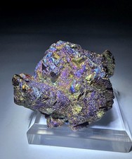***WOW-Crazy Iridescent Chalcopyrite on Sphalerite crystals, mine Kansas USA*** picture