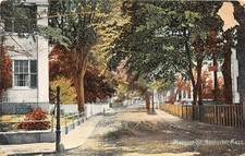 H61/ Nantucket Massachusetts Postcard 1908 Pleasant Street Homes 2 picture