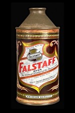 Falstaff Beer Cone Top Style DIECUT Sign 36