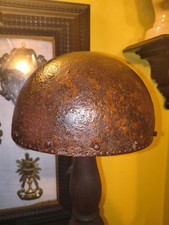 Fine antique Cervelliere War Helmet Medieval Knight Sword Armor Armour picture