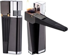 Smoking Pipe Lighter Creative Foldable Metal Lighter Pipe Combination Portable picture