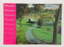 A Missouri Farm Scene Postcard Unposted picture
