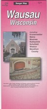 Wausau Wisconsin Paper Folding Road Map picture