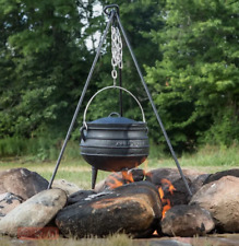 Lodge Tripod with Chain for Cast Iron Cooking Over an Open Fire picture