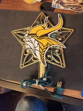 Minnesota Vikings inspired Christmas Tree Topper  Ornament Ornaments NFL Style 1 picture