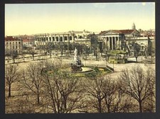 The esplanade N�mes France c1900 OLD PHOTO picture