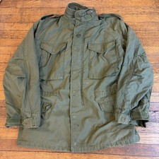 True Vintage 70s OG-107 M65 Cold Weather Field Coat Small Reg Green Vietnam War picture