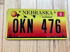2005 Flat Nebraska License Plate picture