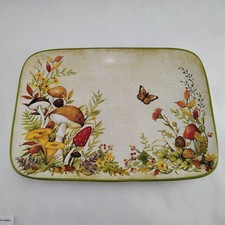 Large Certified International Woodland Critters Rectangular Platter 14