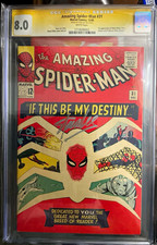 Marvel Comics Amazing Spider-Man #31 (1965) CGC SS 8.0 Stan Lee Signed picture