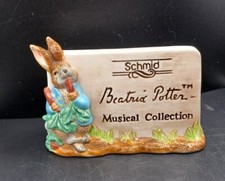 Japan Schmid Peter Rabbit Beatrix Potter Porcelain Dealer Sign Plaque Bunny picture