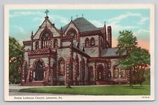 Postcard Salem Lutheran Church Lebanon Pennsylvania c1920 picture