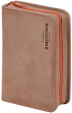 4th Generation 3-Pipe Tobacco Zipper Pouch in Hunter Brown Suede - 7956 picture