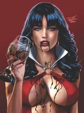 Vampirella #4 Terrificon Exclusive Virgin By Ron Leary 2026 picture