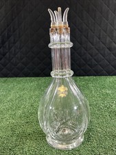 Vintage French Fait Main Hand Blown Glass 4 Chamber Liqueur Decanter 4 Spouts picture