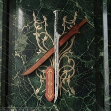 Thranduil's Sword from Lord of the Rings Elven Steel with Sheath & Plaque Gift picture