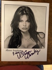 ALISON ARMITAGE SIGNED AUTOGRAPHED 8x10 PHOTO PLAYBOY MODEL ACTRESS picture