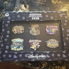 Disney runDisney Marathon Weekend 2026 6-Pin Box Set Event Edition picture