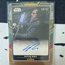 Topps 2023 Star Wars Book of Boba Fett Skyler Bible Fixer Auto A-SK 08/50 picture