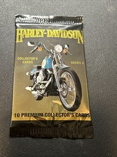 Harley-Davidson Collectors Cards Series 2 Sealed 10 Premium Card Packs 1992 picture