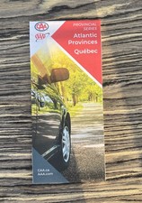 New AAA/CAA ATLANTIC PROVINCES & QUEBEC CANADA PEI Nova Scotia NB ROAD map 9/25 picture