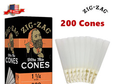 Zig-Zag 1 1/4 Size Ultra thin Pre rolled Cone 50 100 200 Cones picture