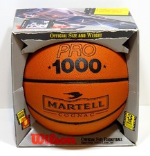 Martell Cognac Wilson Basketball Promo Rare Vintage 1993 Pro 1000 Official Size picture
