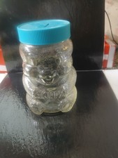 Vintage Skippy Peanut Butter Glass Chipmunk Piggy Bank Special Edition 1990 picture