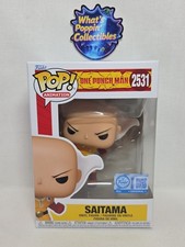 Funko Pop Vinyl: One-Punch Man - Saitama Exclusive #2531 + Protector  picture