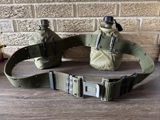 1985 USGI LC-2 ALICE Individual Equipment Belt Large w/ 2 Canteens Covers picture