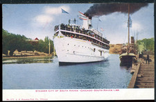 Pristine ca.1910 Chicago IL Steamer 