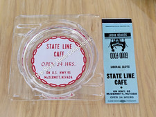 Scarce ca. 1950's State Line Cafe Casino Ashtray & Match Cover McDermitt  NV picture