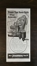 Vintage 1919 Stromberg Carburetor Print Ad Chicago Motor Devices Auto Car Art picture
