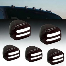 5PCS White LED Roof Cab Marker Lights Assemblies Compatible with 1999-2016 F2... picture