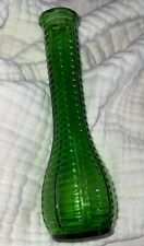 Vintage Green Glass Marked 9740 92 9 CFG Display Floral Vase picture