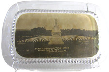 1889 JOHNSTOWN PENNSYLVANIA PA Flood Flat Glass Paperweight, Graves of the Dead picture