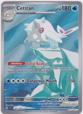 Pokemon - Cetitan - 201/191 - SV08: Surging Sparks - Holo - Illustration Rare NM picture