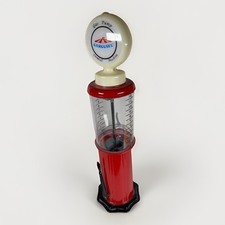 Vintage Red Carousel Gas Pump Gumball Machine Novelty Decor picture